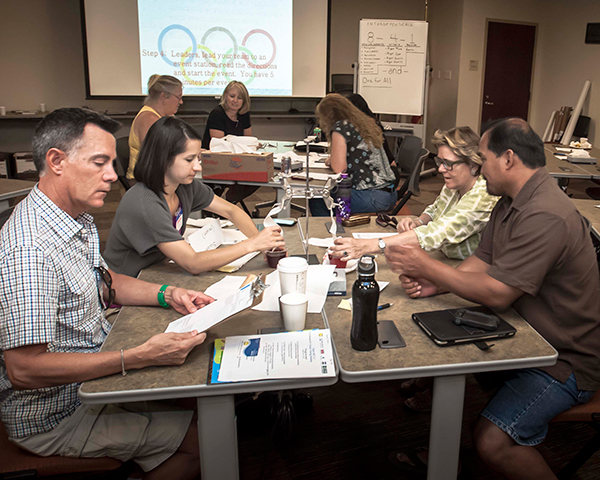 Teachers Participating in a Workshop